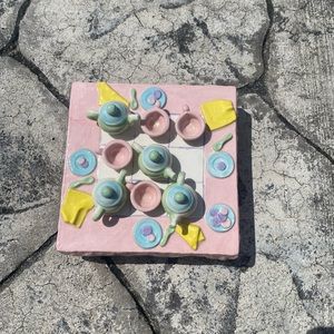 Tic-tac-toe little Tea set